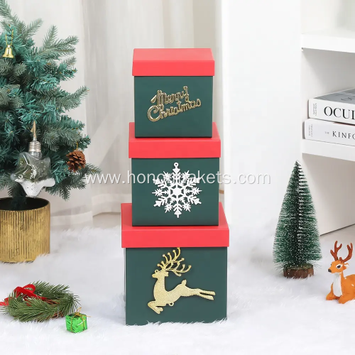 2024 hot sale Christmas red gift box